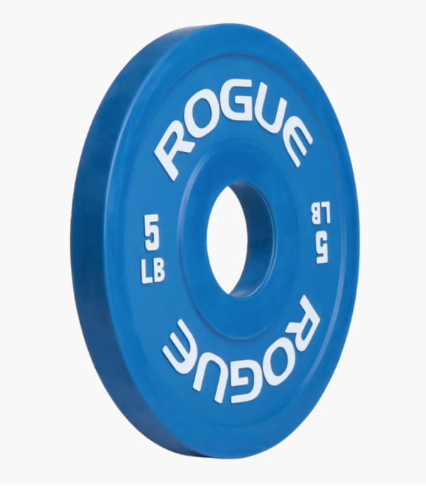 Pre Owned Rogue LBS Change Plates - Pair - 5.0 LBS - Blue